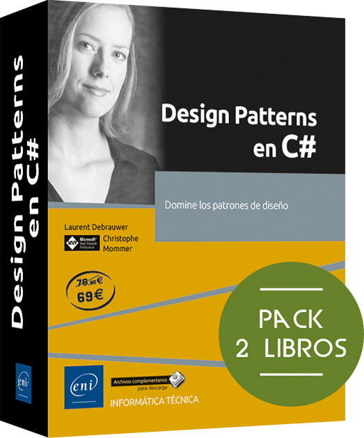 Design Patterns en C#: Pack de 2 libros: Domine los patrones de diseño Imagen principal del producto