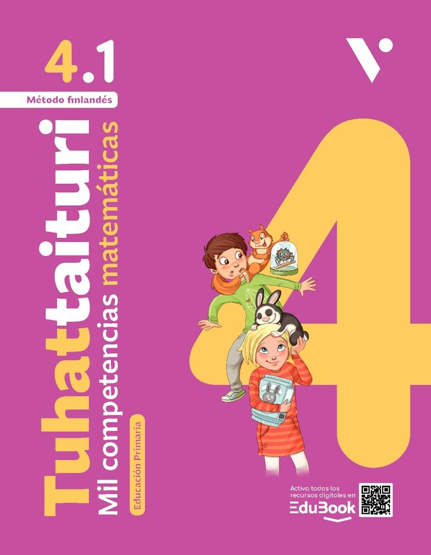Tuhattaituri 4.1. Matemáticas. Libro+ Fichas. NE. P. Kiviluoma / K. Nyrhinen / P. Perälä / P. Rokka / M. Salminen / T. Tapiainen (Editorial Vicens Vives) 9788410963856 Imagen principal del producto