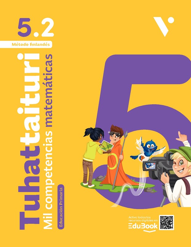 Tuhattaituri 5.2. Matemáticas. Libro+ Fichas. NE. K. Asikainen / P. Kiviluoma / K. Nyrhinen / P. Perälä / P. Rokka / M. Salminen / T. Tapiainen / P. Vehmas (Editorial Vicens Vives) 9788410963887 Imagen principal del producto