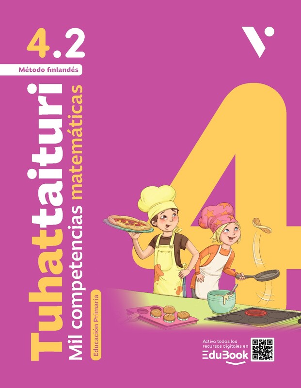 Tuhattaituri 4.2. Matemáticas. Libro+ Fichas. NE. P. Kiviluoma / K. Nyrhinen / P. Perälä / P. Rokka / M. Salminen / T. Tapiainen (Editorial Vicens Vives) 9788410963863 Imagen principal del producto