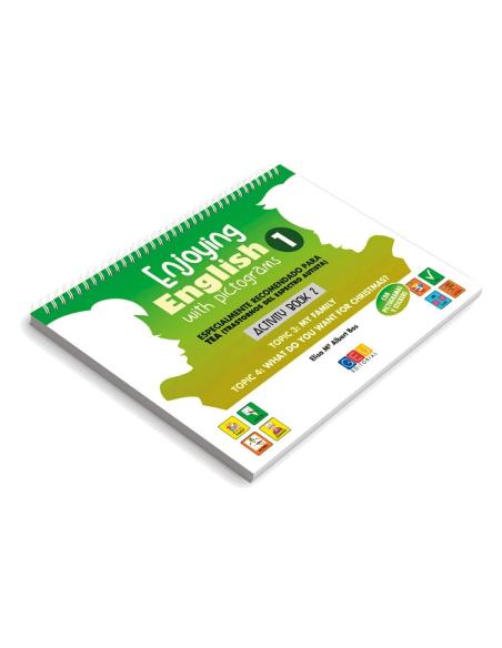 Enjoying English with pictograms 1. Activity book 2. Albert Bas, Elisa M. (Editorial GEU) 9788417201531 Imagen principal del producto