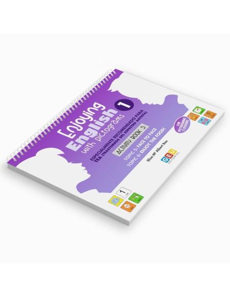 Enjoying English with pictograms 1. Activity book 3. Aa. Vv. (Editorial GEU) 9788417748944 Imagen principal del producto