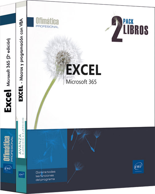 Excel Microsoft 365: Pack de 2 libros: Manual de referencia + Cuaderno de ejercicios sobre Macros y programación VBA