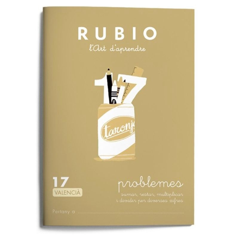 Problemes RUBIO 17 (valencià). Aa. Vv. (Editorial Rubio) 9788416744664 Imagen principal del producto