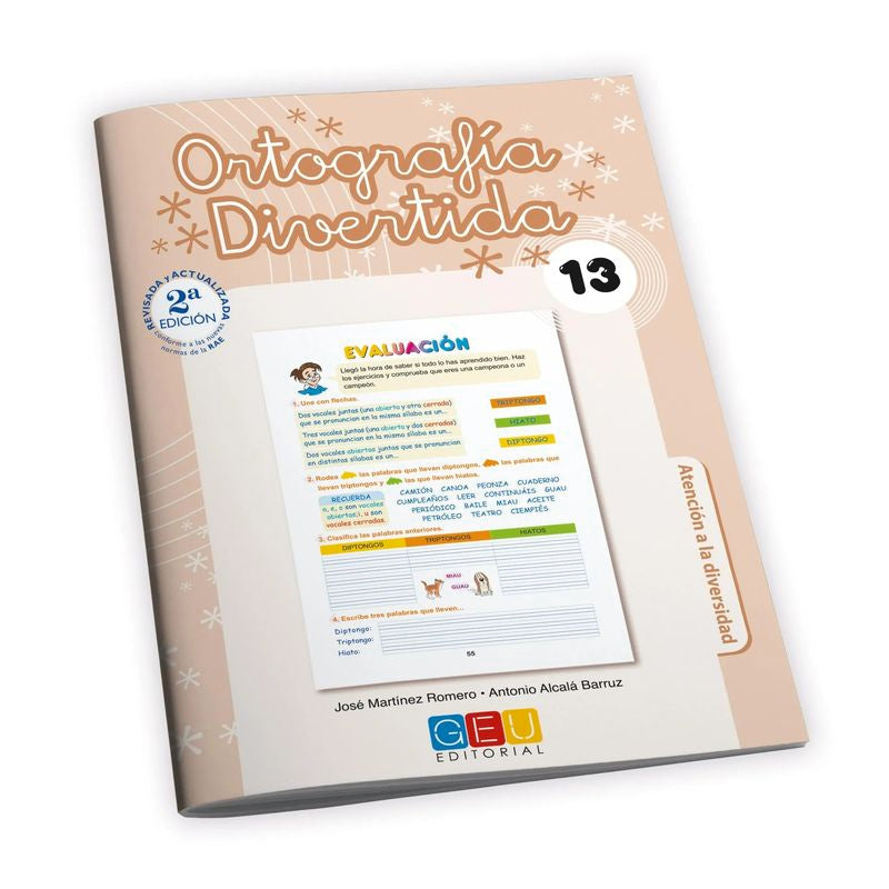 Ortografía divertida 13. Aa. Vv. (Editorial GEU) 9788499155463 Imagen principal del producto