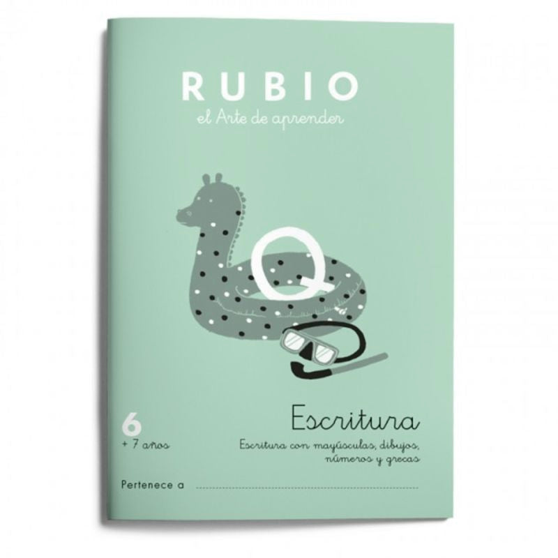 Escritura RUBIO 6. Rubio Silvestre, Ramon (Editorial Rubio) 9788417427573