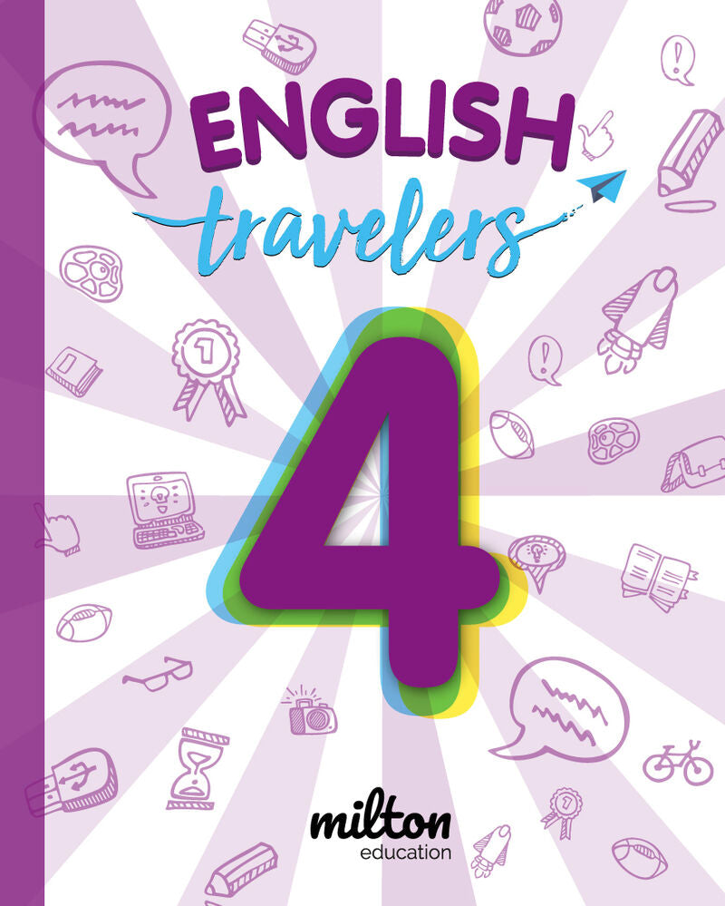 Travelers Red 4 - English Language 4 Primaria. De La Peña, Berta Patricia (Milton Education) 9788494596322