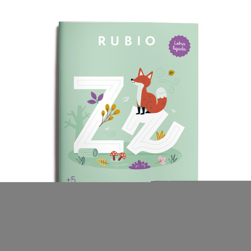 Escritura con letra ligada (+5 años) Vol. 1: Trazos, números (0–9), consonantes (Mm, Pp, Ll, Ss, Tt, Dd, Nn, Ff, Bb, Vv, Cc, Qq, Zz) y oraciones sencillas. ENRIQUE RUBIO POLO SLU (Editorial Rubio) 9788410418127 Imagen principal del producto