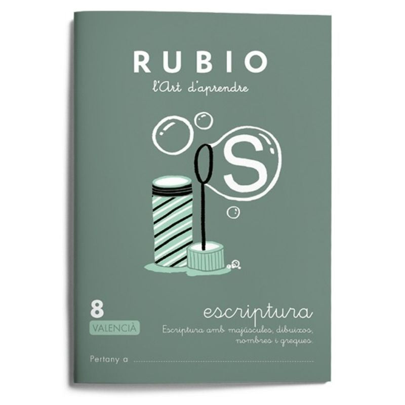 Escriptura RUBIO 8 (valencià). Aa. Vv. (Editorial Rubio) 9788416744879 Imagen principal del producto