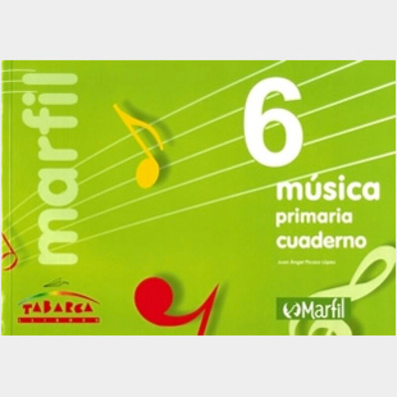 Musica 6 - cuaderno: Musica 6 - cuaderno. Aa. Vv. (Tabarca Llibres) 9788480253369 Imagen principal del producto