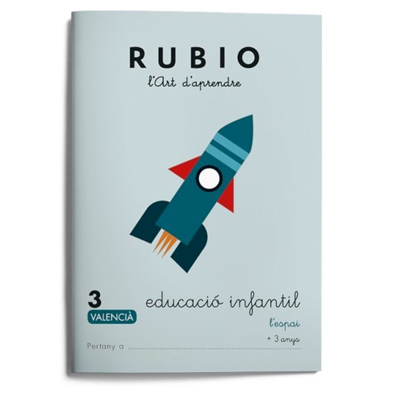 Educació Infantil 3. L'espai (valencià). Aa. Vv. (Editorial Rubio) 9788416744961