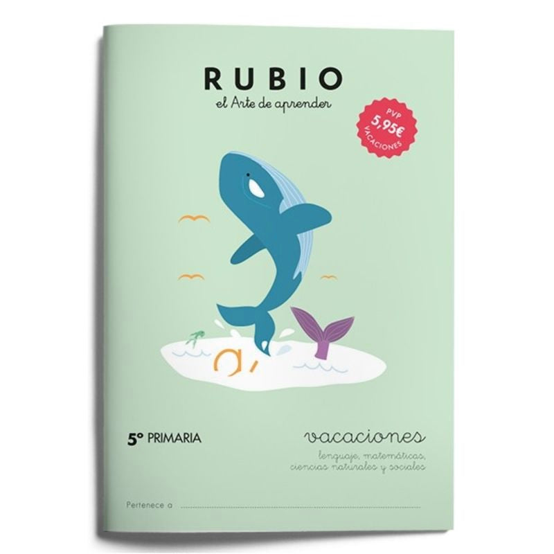 Vacaciones RUBIO (5.º de Primaria). Aa. Vv. (Editorial Rubio) 9788415971658