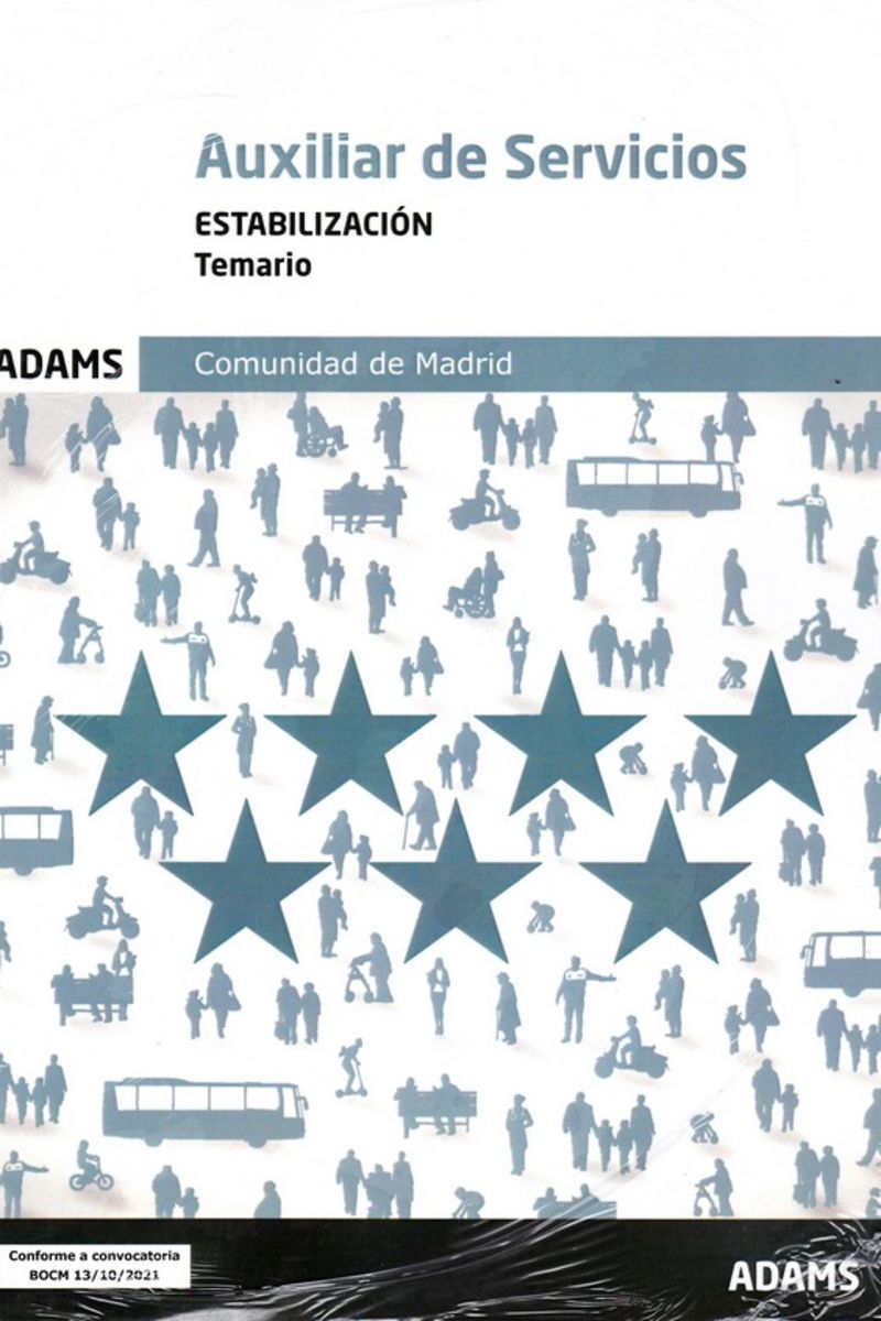 Temario Personal Auxiliar de Servicios Comunidad de Madrid (estabilización) Imagen principal del producto