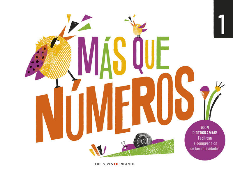 Más que números 1. Aa. Vv. (Editorial Luis Vives (Edelvives)) 9788414062531 Imagen principal del producto