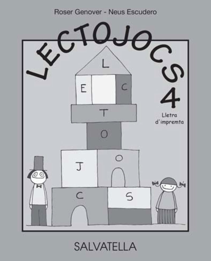 Lectojocs 4 - 2n. Educació Primaria: Lletra d'impremta. Genover Huguet, Roser (Salvatella) 9788484128694 Imagen principal del producto