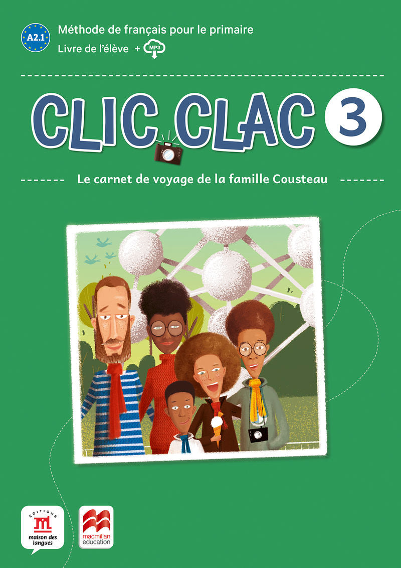 Clic Clac 3 Éd. Macmillan Livre de l'élève. Aa. Vv. (DIFUSION CENTRO DE INVESTIGACION Y PUBLICACIONES DE IDIOMAS S.L.) 9788418224539 Imagen principal del producto