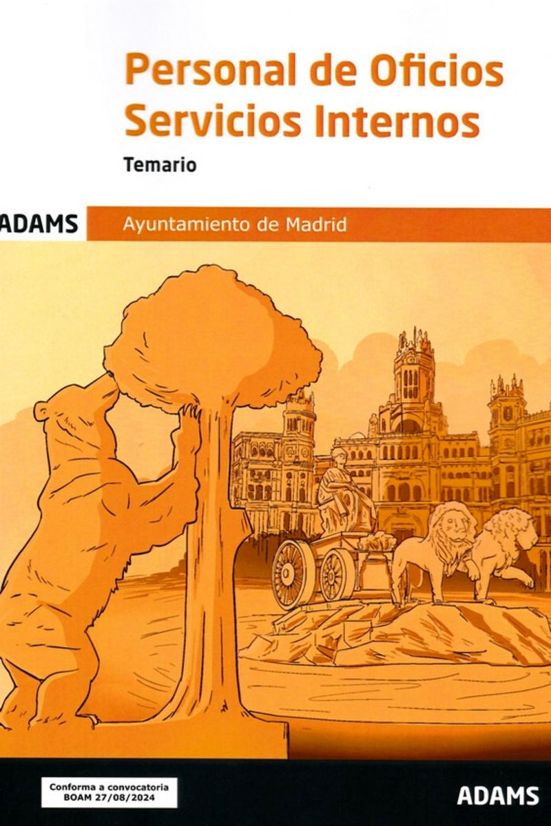 Temario Personal de Oficios Servicios Internos Ayuntamiento de Madrid (POSI) Imagen principal del producto