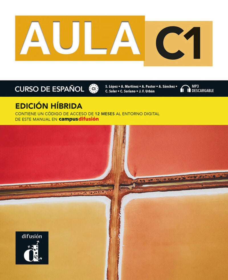 Aula C1. Edición Hibrida. Libro del Alumno. Aa. Vv. (DIFUSION CENTRO DE INVESTIGACION Y PUBLICACIONES DE IDIOMAS S.L.) 9788419236111 Imagen principal del producto