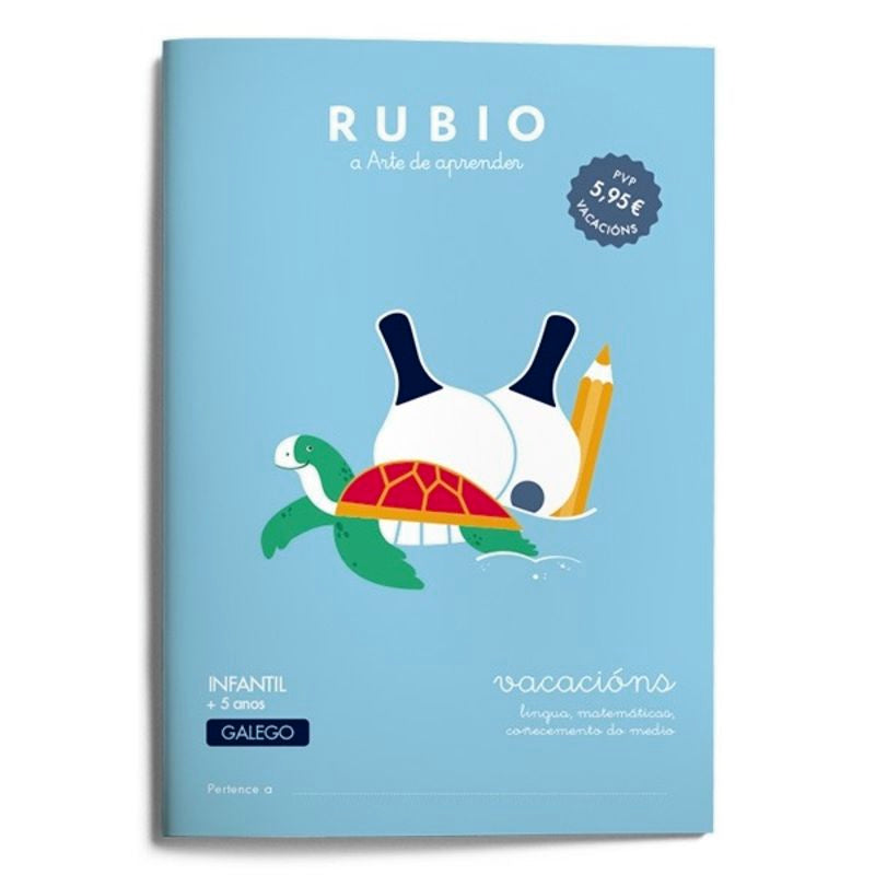 Vacacións RUBIO 5 anos (galego). Aa. Vv. (Editorial Rubio) 9788417427061 Imagen principal del producto