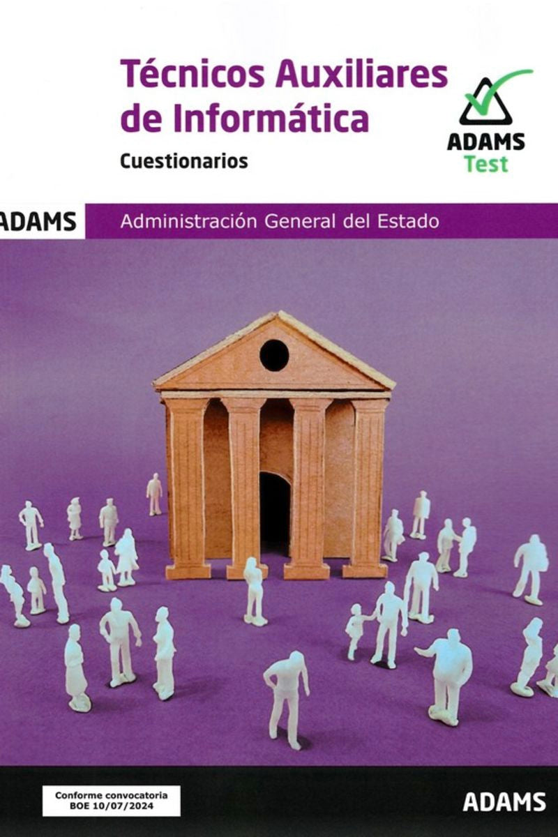 Cuestionarios Técnicos Auxiliares de Informática de la Administración General del Estado Imagen principal del producto