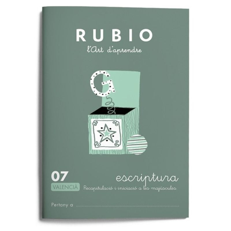 Escriptura RUBIO 07 (valencià). Aa. Vv. (Editorial Rubio) 9788416744763 Imagen principal del producto