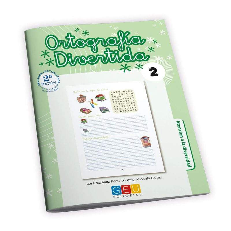 Ortografía divertida 2. Aa. Vv. (Editorial GEU) 9788499155357