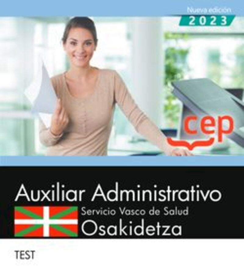 Auxiliar Administrativo. Servicio vasco de salud-Osakidetza. Test. Aa. Vv. (EDITORIAL CEP, S.L.) 9788419852236 Imagen principal del producto