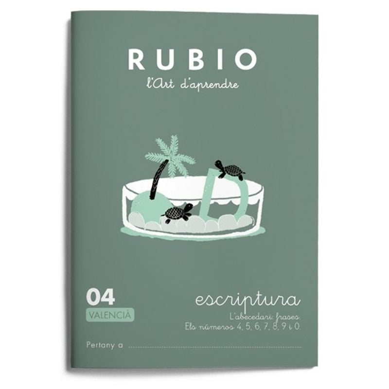 Escriptura RUBIO 04 (valencià). Aa. Vv. (Editorial Rubio) 9788416744732