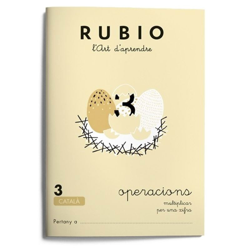 Operacions 3 (Cuad. Rubio) - 9788489773042