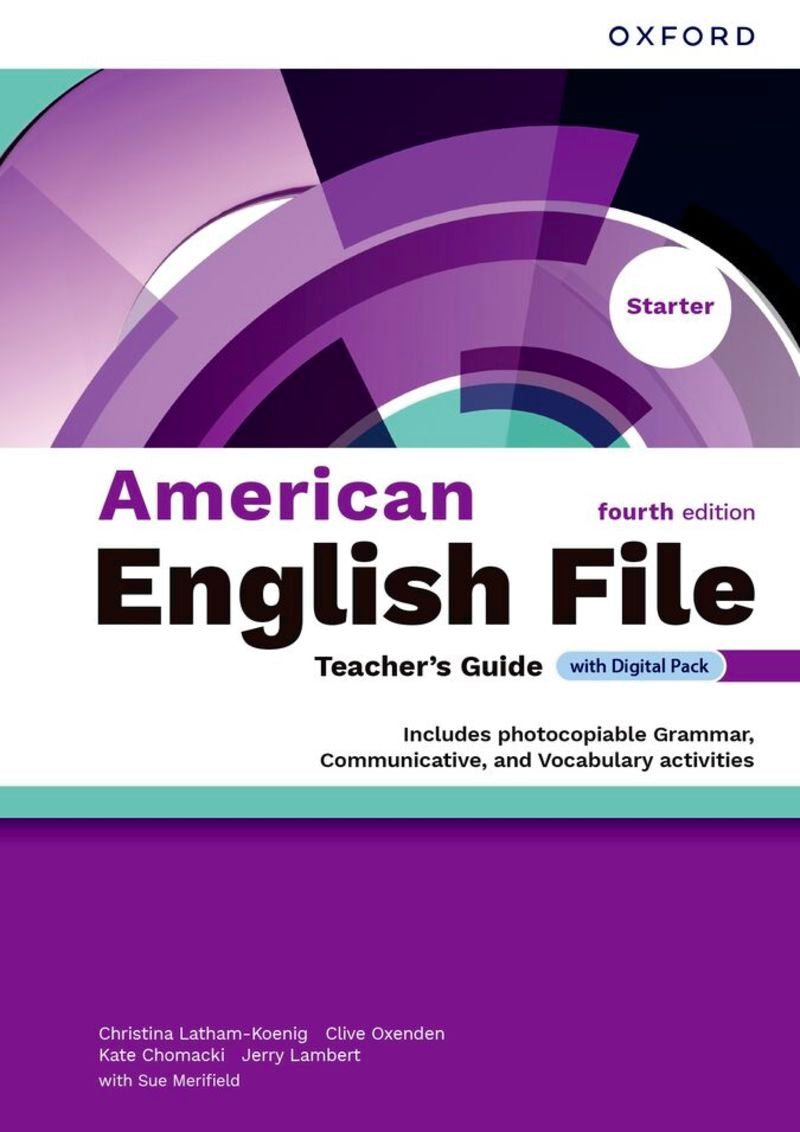 (4 Ed) American Enflish File Starter Tch PACK (Oxford University Press) - 9780194185172