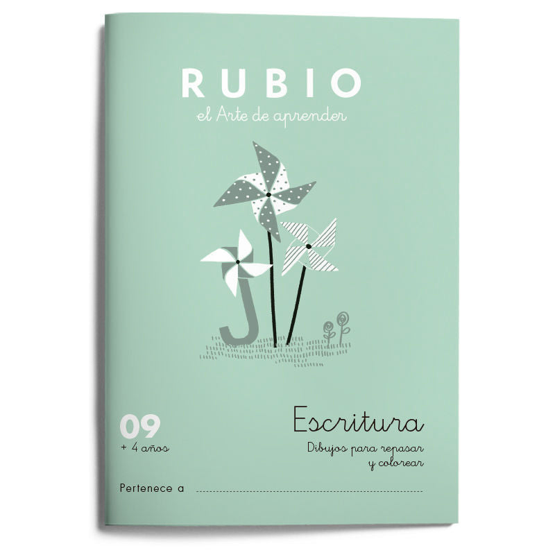 Escritura RUBIO 09 (dibujos). Rubio Silvestre, Ramon (Editorial Rubio) 9788417427504 Imagen principal del producto