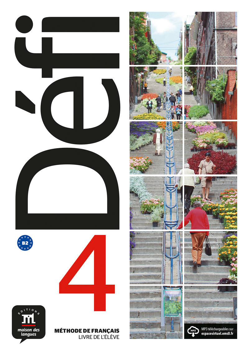 DÉFI 4 - Livre de l'élève. B2. Aa. Vv. (DIFUSION CENTRO DE INVESTIGACION Y PUBLICACIONES DE IDIOMAS S.L.) 9788416943609 Imagen principal del producto