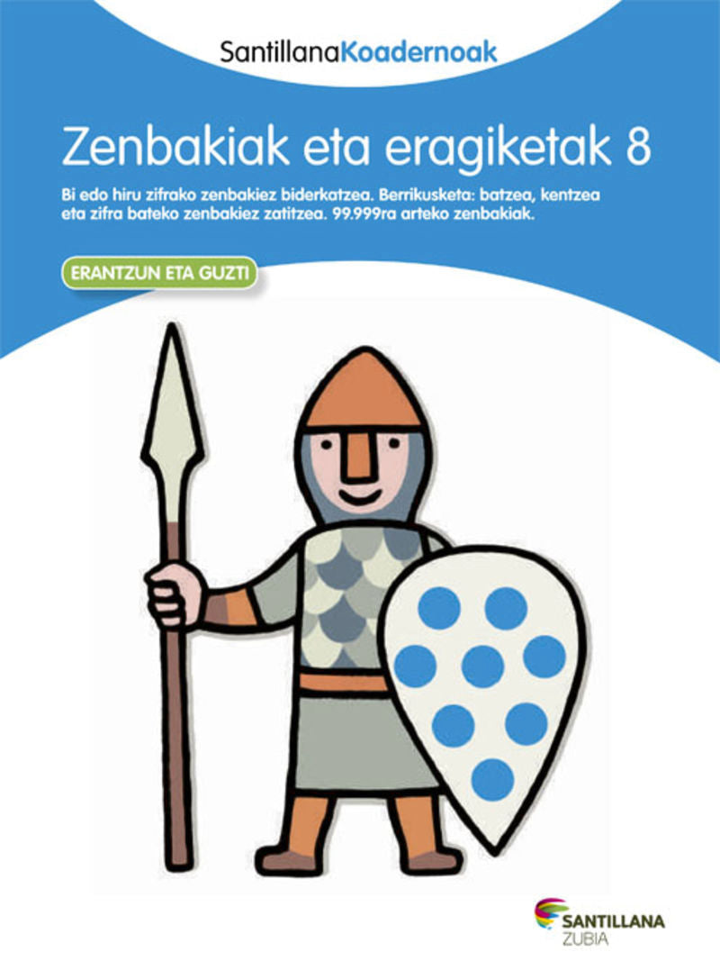 Lh 3 - Zenbakiak Eta Eragiketak 8 (Zubia) - 9788498943849