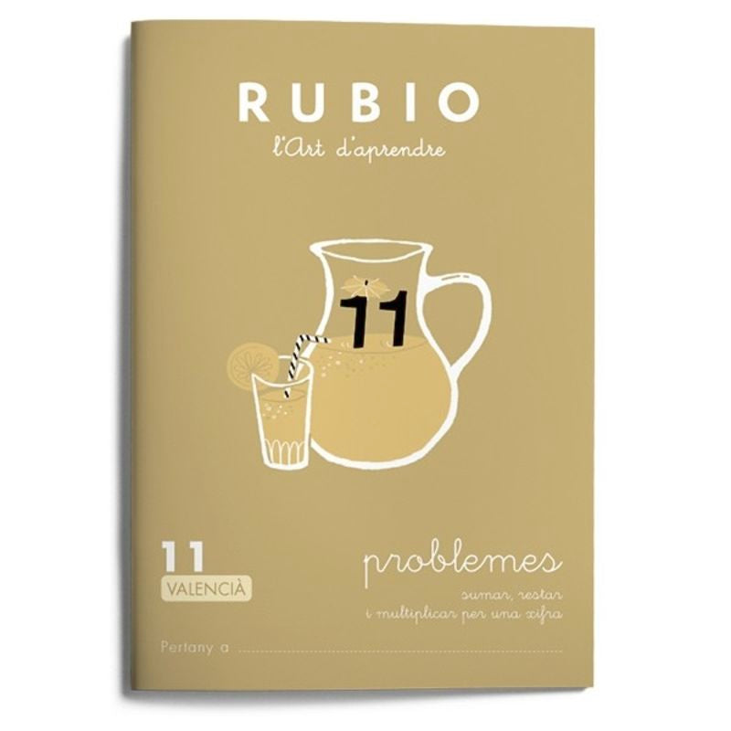 Problemes RUBIO 11 (valencià). Aa. Vv. (Editorial Rubio) 9788416744602 Imagen principal del producto