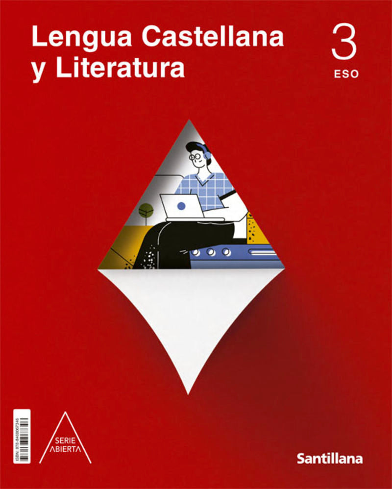 LENGUA CASTELLANA Y LITERATURA SERIE ABIERTA 3 ESO. Aa. Vv. (Santillana Educación, S.L.) 9788468067346 Imagen principal del producto