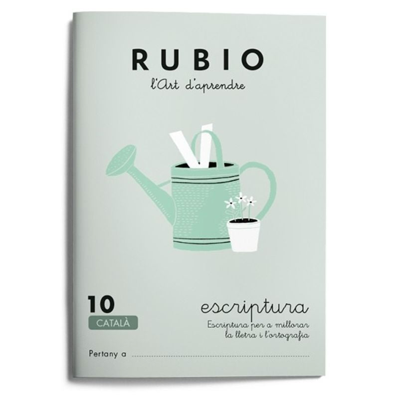 Escriptura RUBIO 10 (català). Aa. Vv. (Editorial Rubio) 9788489773608 Imagen principal del producto
