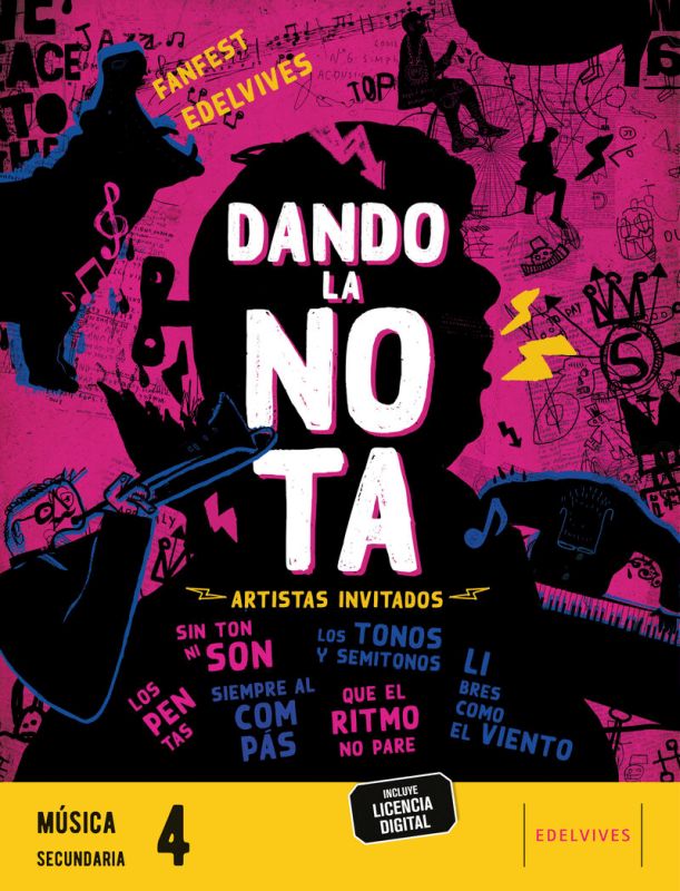 Proyecto: Fanfest.  Música 4 ESO. Aa. Vv. (Editorial Luis Vives (Edelvives)) 9788414052655 Imagen principal del producto
