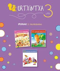 Urtxintxa 3 urte - 3. hiruhilabeteko ipuinak (9-11). Batzuk (Ikaselkar) 9788497836975