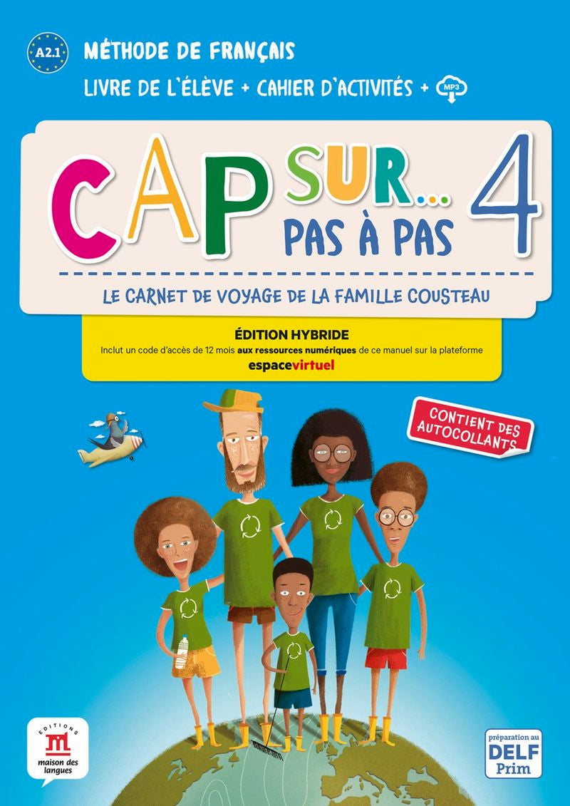 Cap Sur Pas a Pas 4 +cahier Epk (Difusion) - 9788419236944