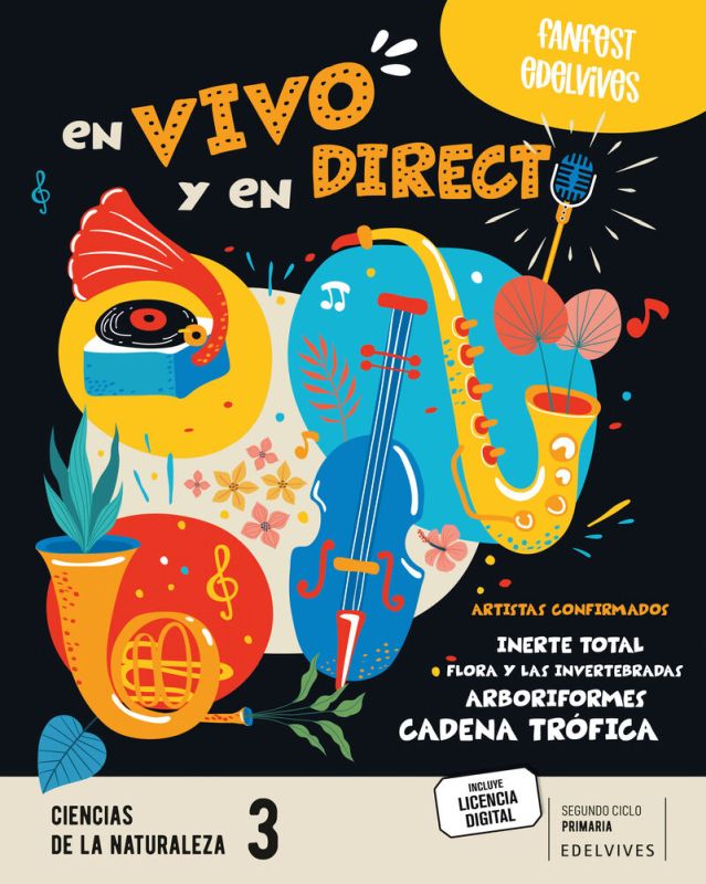 Proyecto: FanFest. Ciencias de la Naturaleza 3 [Murcia]. Aa. Vv. (Editorial Luis Vives (Edelvives)) 9788414041888 Imagen principal del producto