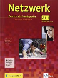 Netzwerk A1-1 Kursbuch+Arbeitsbuch+2 Cd+Dvd Pack. Aa. Vv. (Klett) 9783126061315