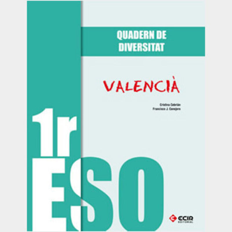 QUADERN DE DIVERSITAT VALENCIÀ 1R ESO. Aa. Vv. (Editorial Ecir S.A.) 9788498266481 Imagen principal del producto