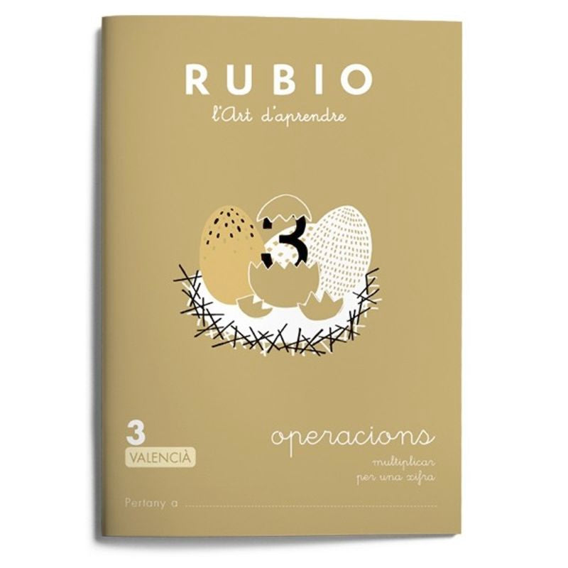 Operacions RUBIO 3 (valencià). Aa. Vv. (Editorial Rubio) 9788416744480