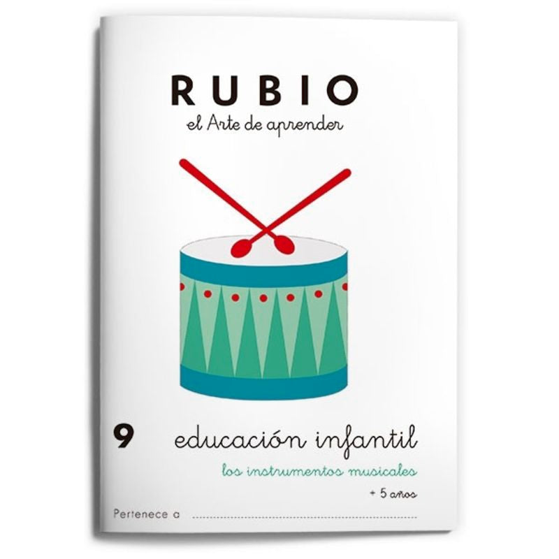 Educación Infantil 9. Los instrumentos musicales. Aa. Vv. (Editorial Rubio) 9788415971894