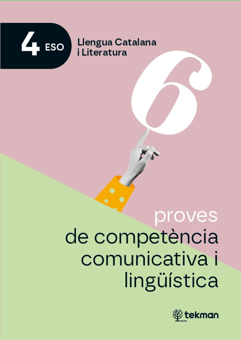 6 proves de competència comunicativa i lingüística. 4t ESO. Aa. Vv. (Tekman Education SL) 9788410273818 Imagen principal del producto