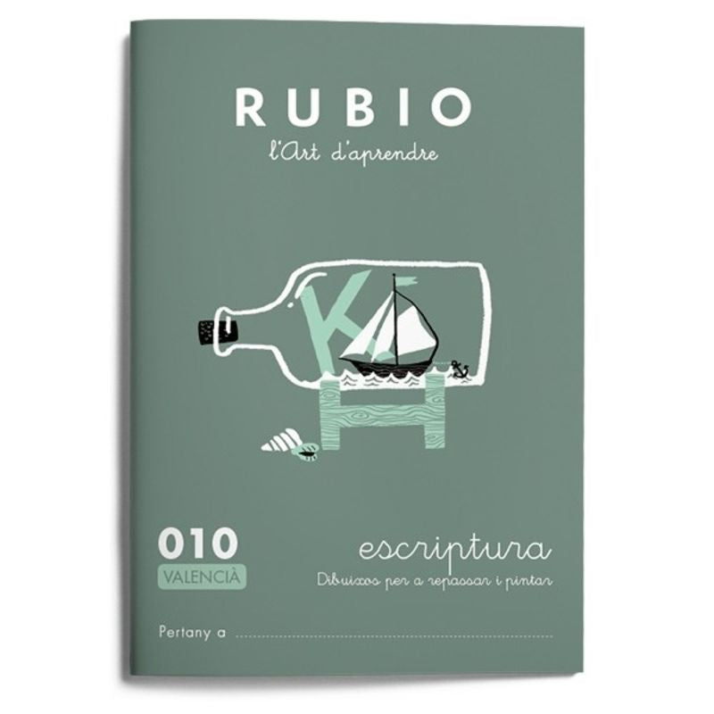 Escriptura RUBIO 010 - dibuixos (valencià). Aa. Vv. (Editorial Rubio) 9788416744794 Imagen principal del producto