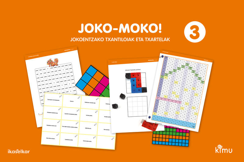 Kimu LH 3. Matematika. Joko-moko. Batzuk (Ikaselkar) 9788418410536