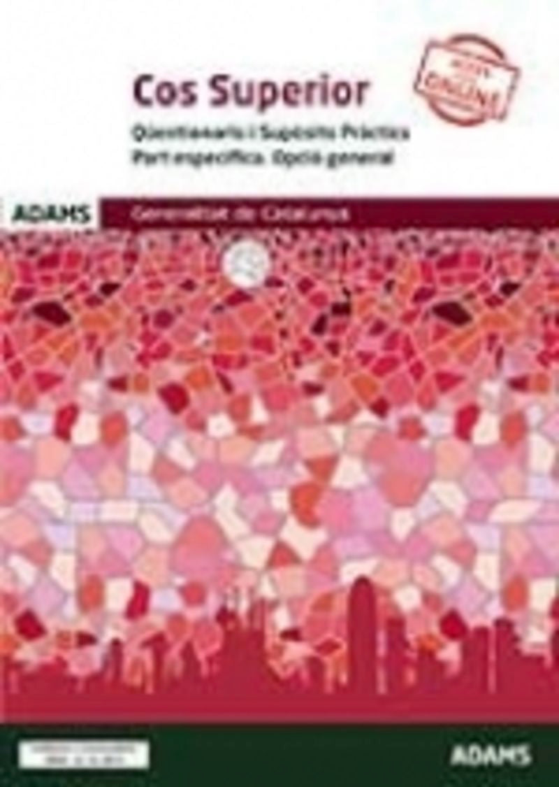 Qüestionari i Suposits Cos Superior opció general Generalitat de Catalunya. Aa. Vv. (Adams) 9788413273204 Imagen principal del producto