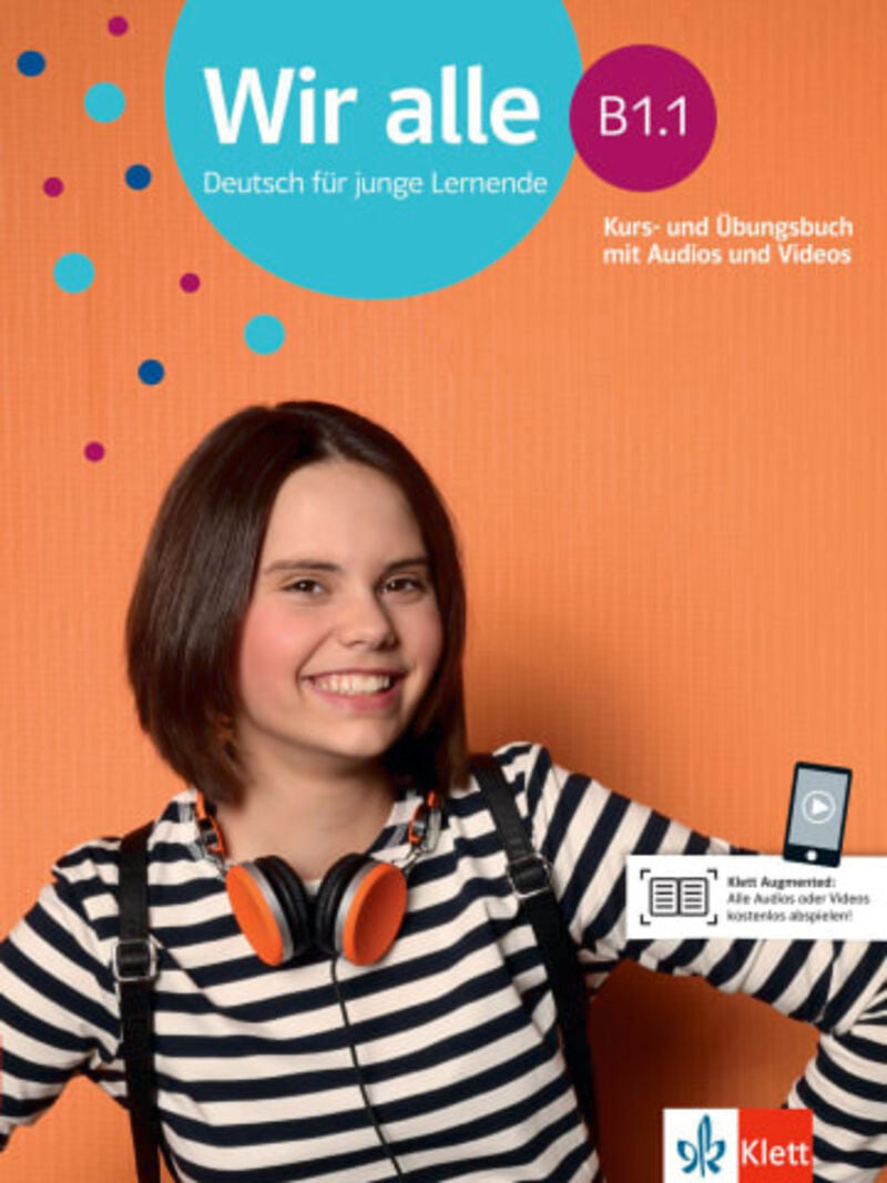 Wir Alle B1.1 Kursbuch + Arbeitsbuch. Aa. Vv. (Klett) 9783126740159 Imagen principal del producto