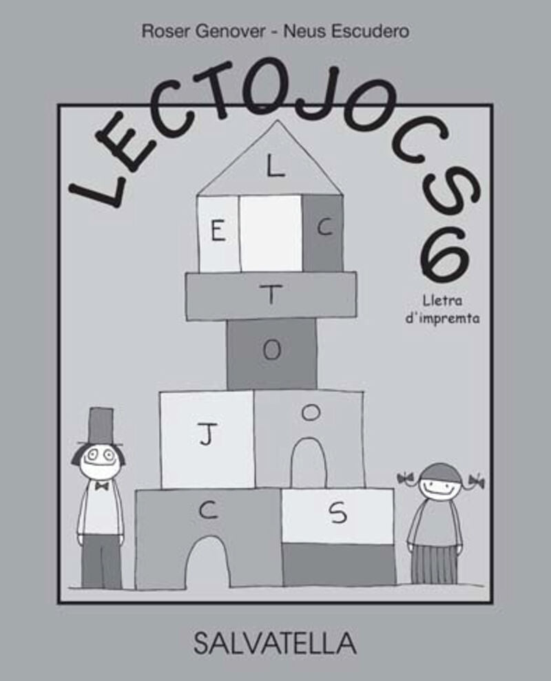 Lectojocs 6 - 2n. Educació Primaria: Lletra d'impremta. Genover Huguet, Roser (Salvatella) 9788484128717